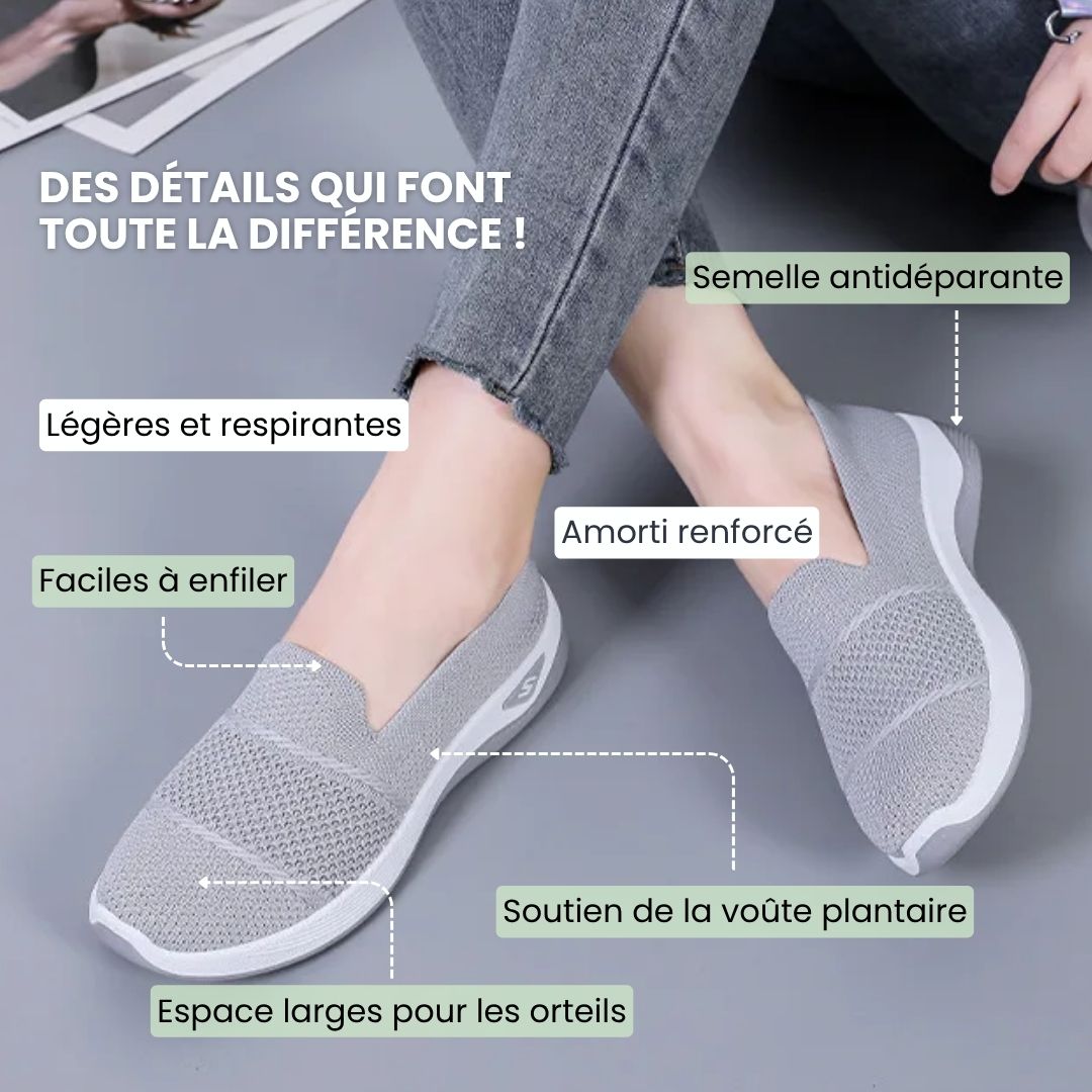 Baskets à confort orthopédique pour femme - Semello.fr
