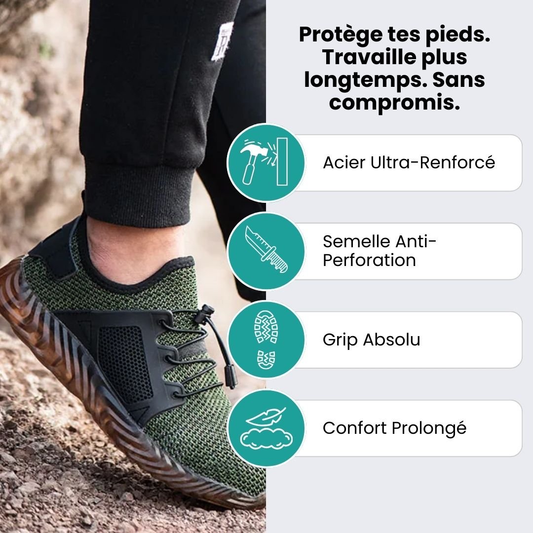 Baskets de Sécurité - Mesh Légères & Respirantes - Semello.fr