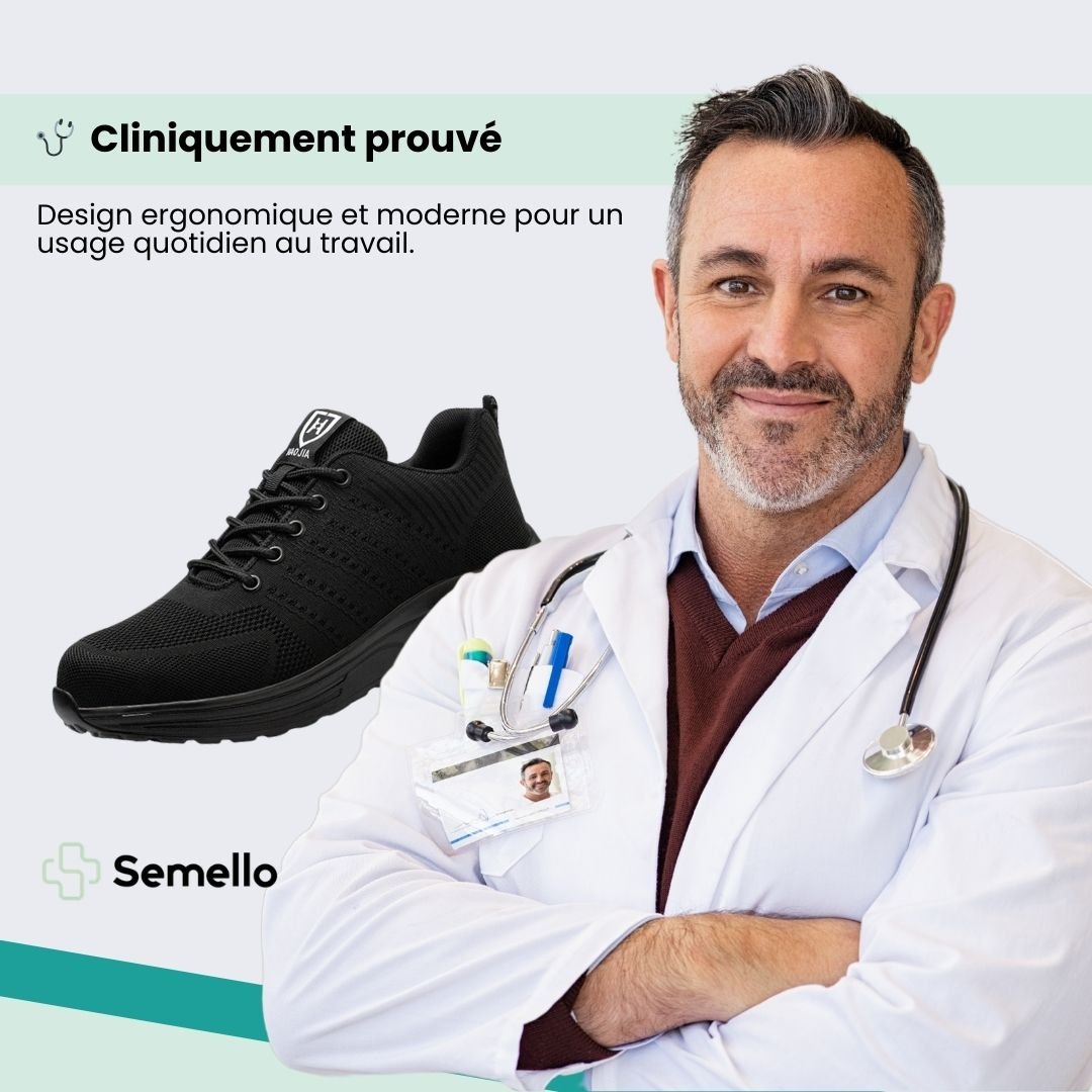 Baskets de Sécurité Orthopédiques – Amorti & Légèreté - Semello.fr