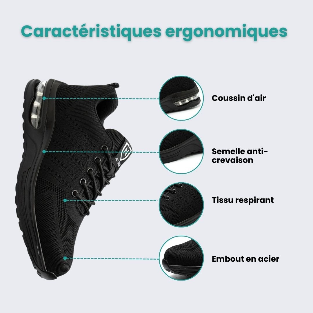Baskets de Sécurité Orthopédiques – Amorti & Légèreté - Semello.fr