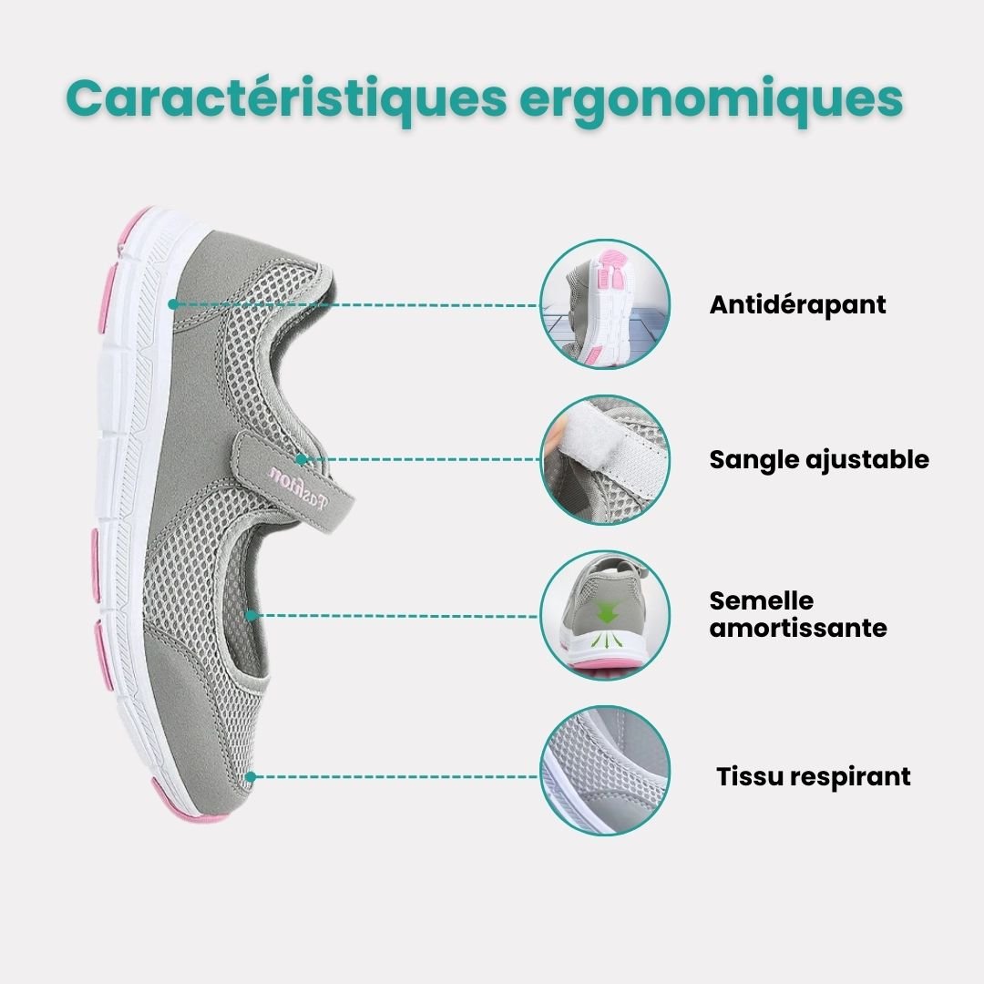 Baskets respirantes femme | Légèreté et maintien actif - Semello.fr