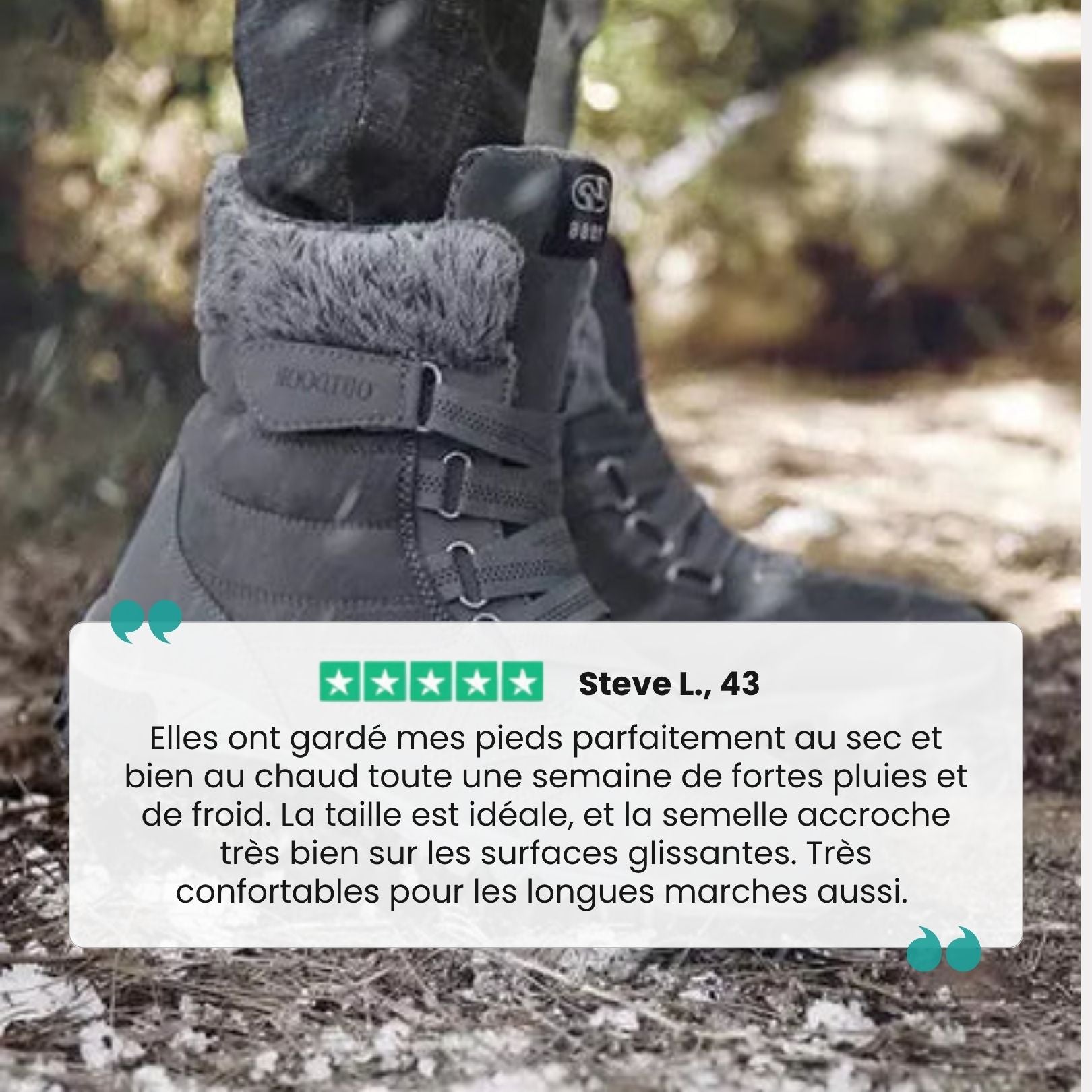 Botte de neige chaude et imperméable - Semello.fr