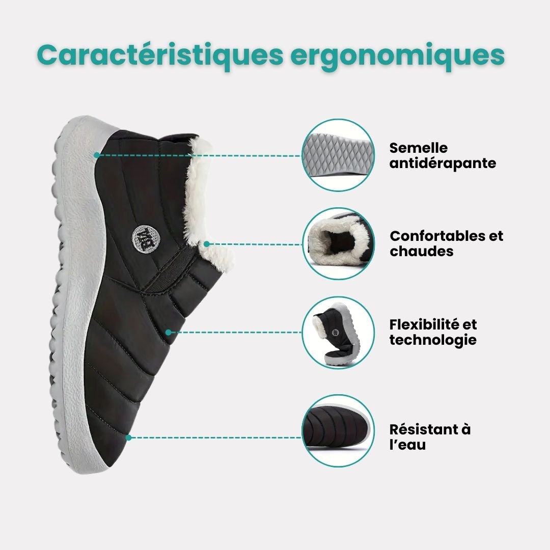 Botte d’hiver grand froid, doublée et étanche - Semello.fr