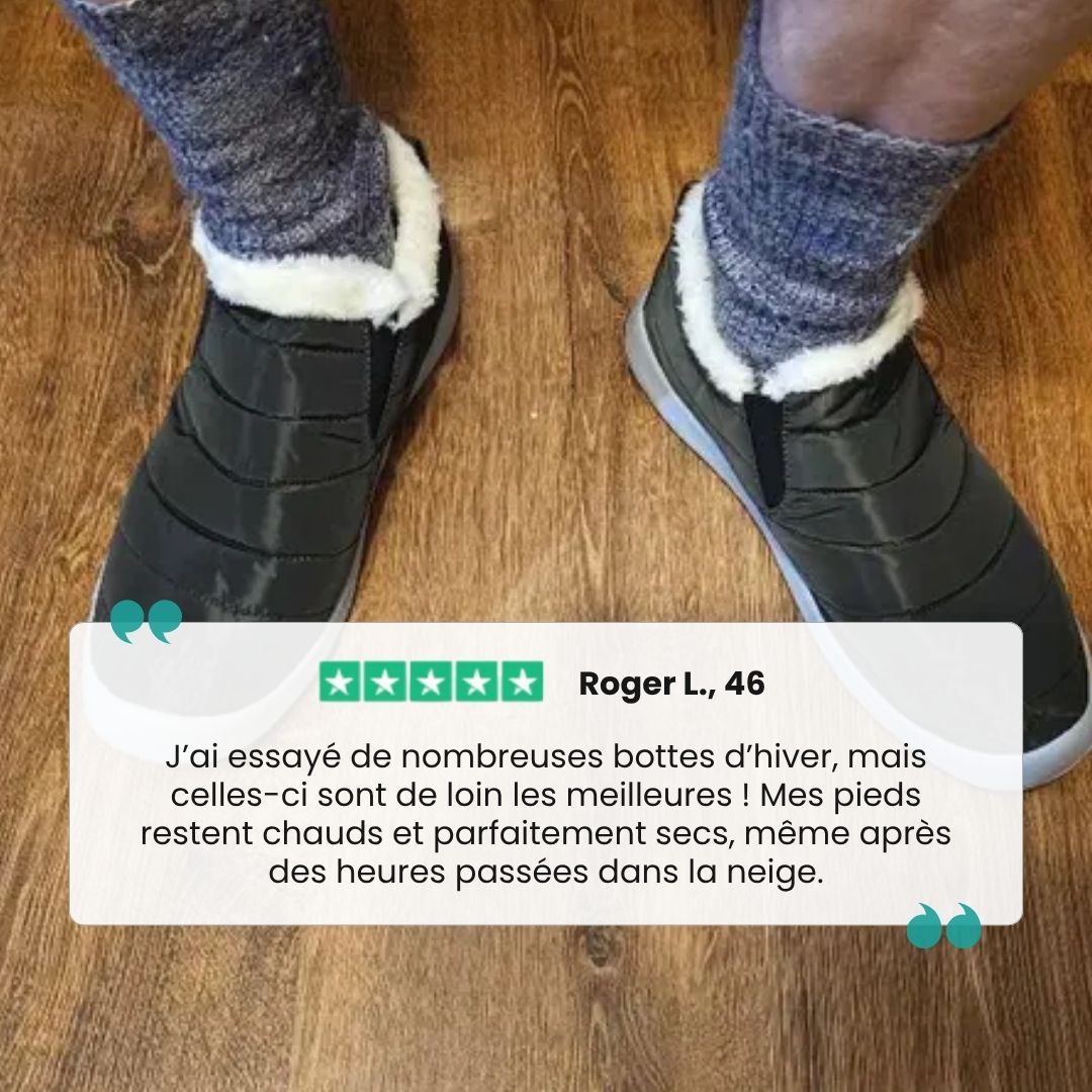 Botte d’hiver grand froid, doublée et étanche - Semello.fr