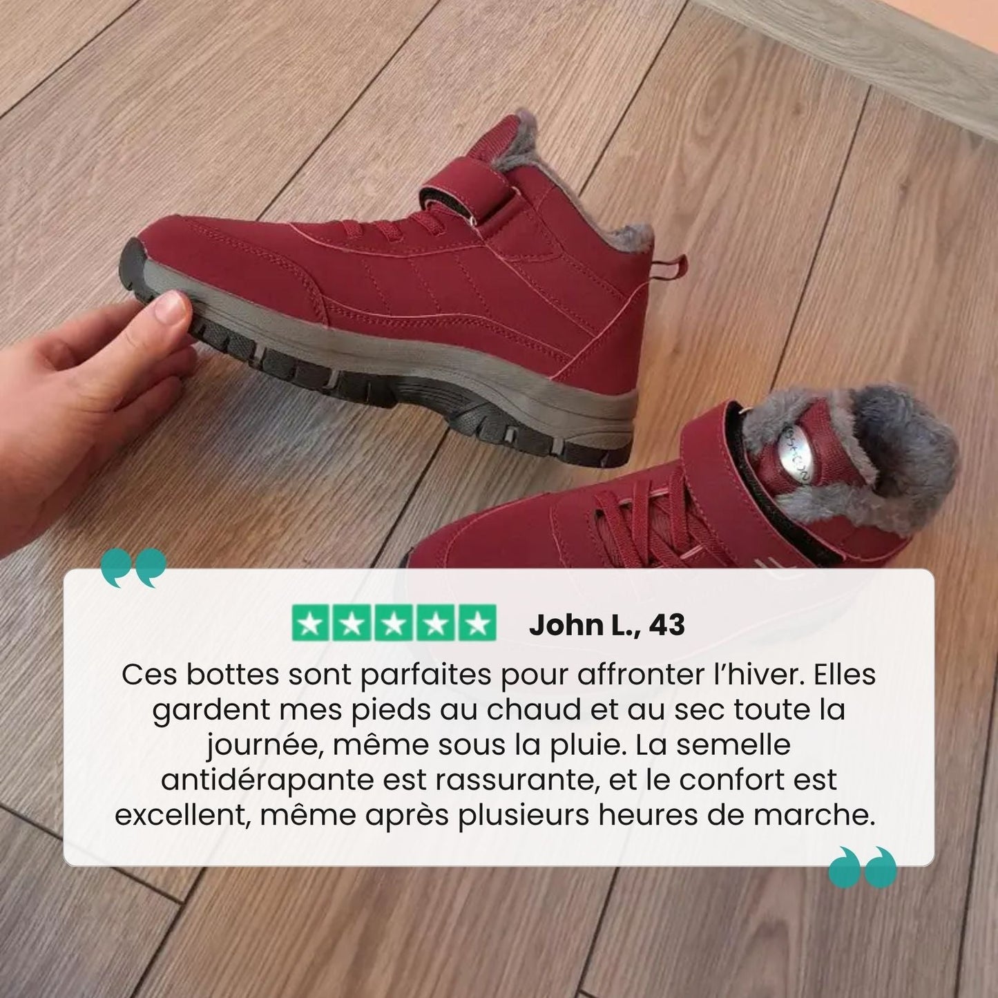 Botte d'Hiver Imperméable Doublée Ultra - Confortable - Semello.fr