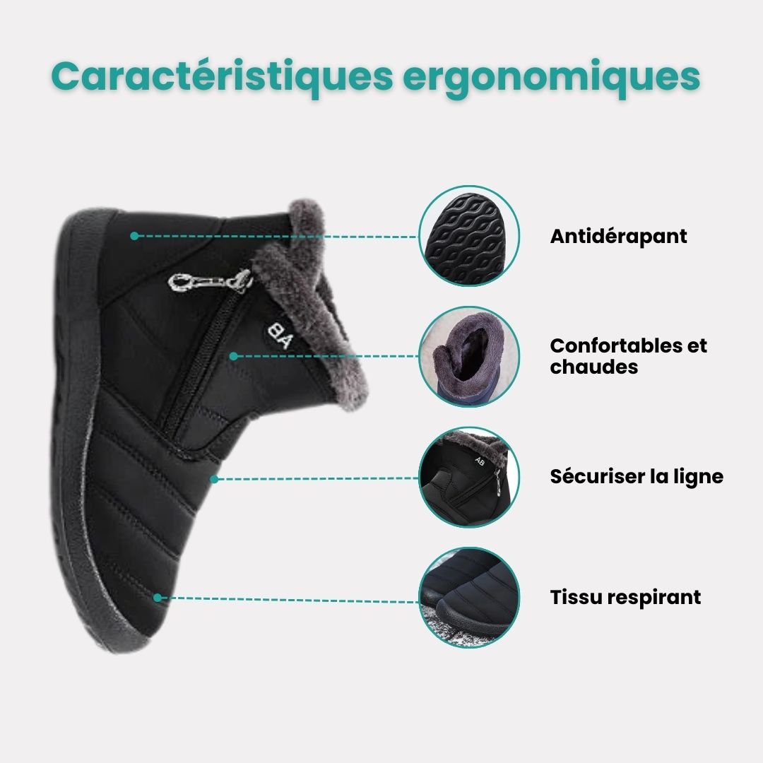 Bottes neige femme imperméables | Doublées et ultra chaudes - Semello.fr