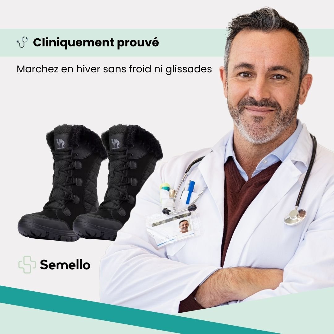 Bottes Orthopédiques Hiver | Imperméables & Antidérapantes - Semello.fr