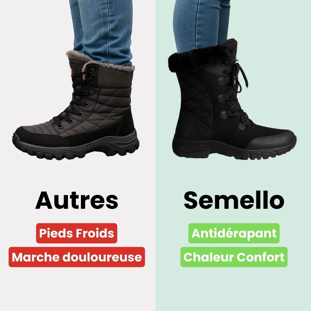 Bottes Orthopédiques Hiver | Imperméables & Antidérapantes - Semello.fr