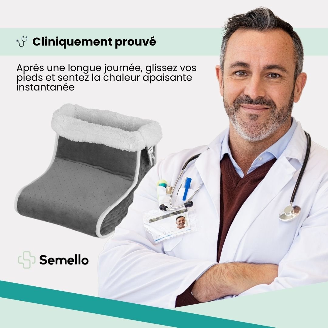 Chauffe - Pieds Électrique – Chaleur & Relaxation Immédiates - Semello.fr