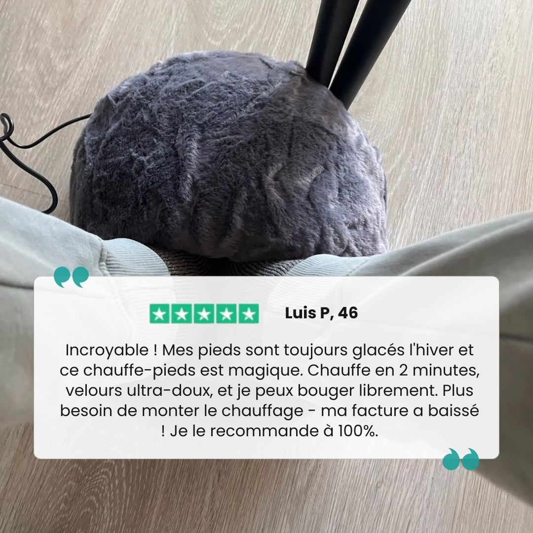 Chauffe - Pieds Velours – Confort & Température Réglée - Semello.fr