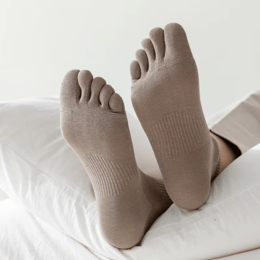 Chaussettes à 5 Doigts en Coton (Taille Universelle) - Semello.fr