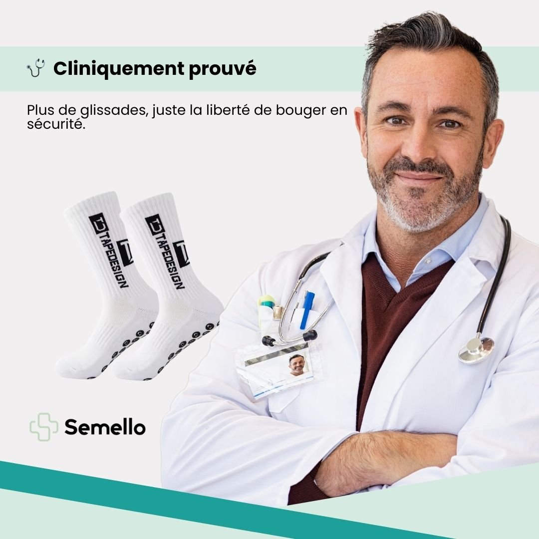 Chaussettes Antidérapantes – Respiration & Confort - Semello.fr