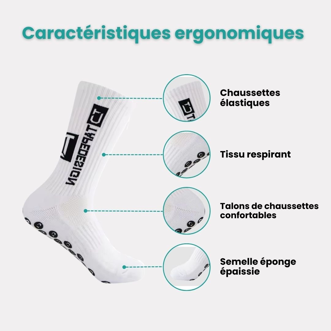Chaussettes Antidérapantes – Respiration & Confort - Semello.fr