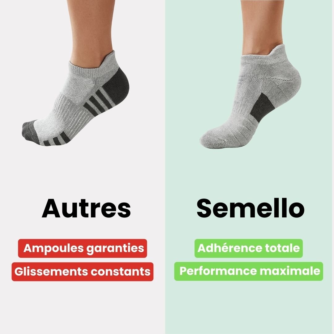Chaussettes Antiglisse – Idéales Football & Basketball - Semello.fr