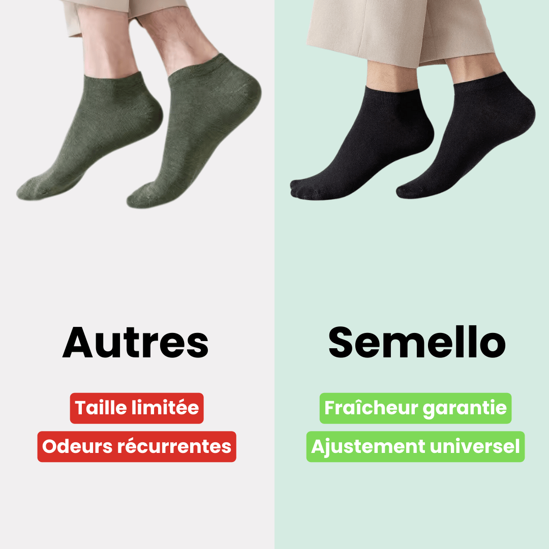 Chaussettes Basses – Anti - Odeurs & Ultra Confort - Semello.fr