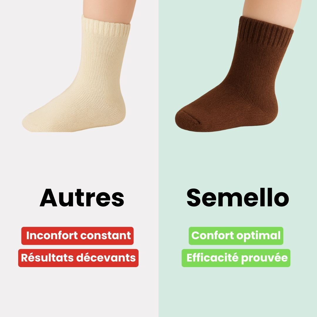 Chaussettes Chaudes Enfant – Épaisses & Confort Hiver (5 paires) - Semello.fr