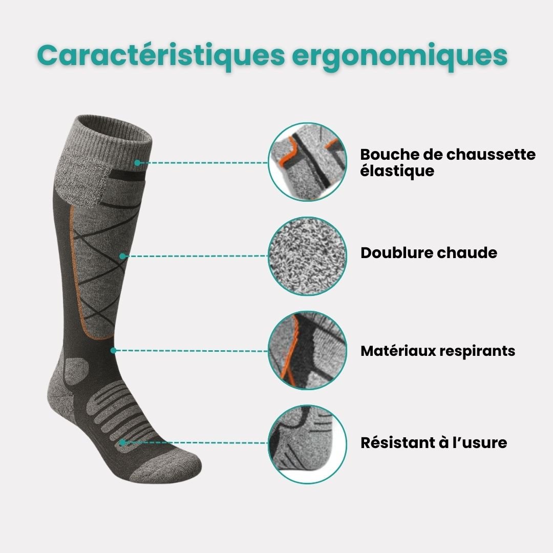 Chaussettes Chauffantes Hiver – Protection Anti - Froid & Bien - être - Semello.fr