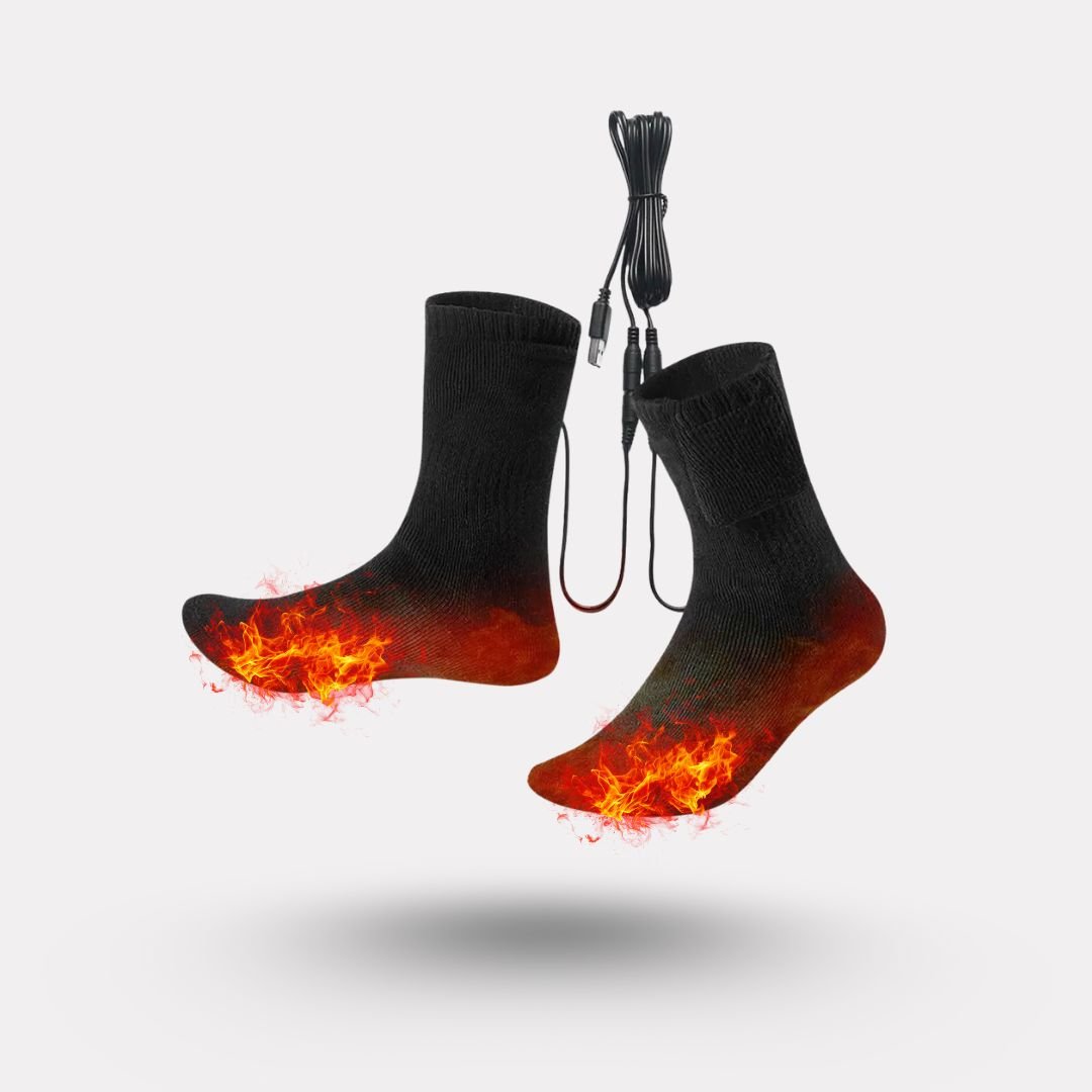 Chaussettes Chauffantes Rechargeables – Chaleur Instantanée - Semello.fr