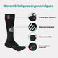 Chaussettes Chauffantes Sport – Ski, Randonnée & Pêche (Taille Universelle) - Semello.fr