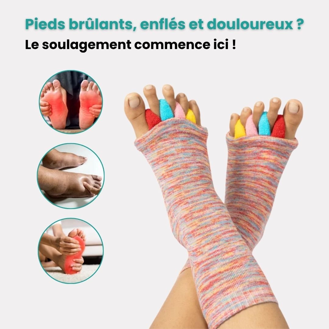 Chaussettes Correctrices Hallux Valgus - Semello.fr
