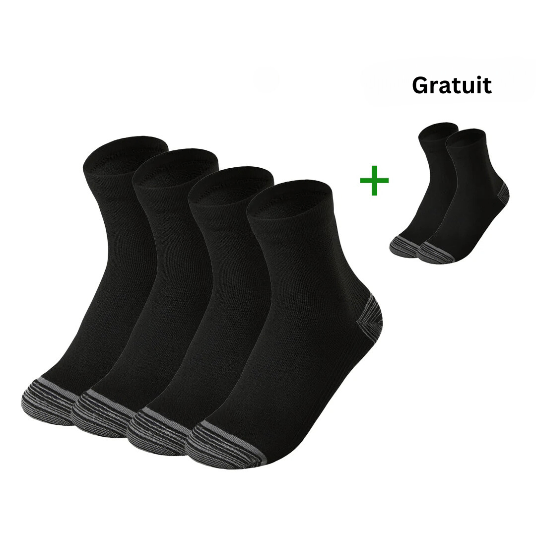 Chaussettes de Compression Douleurs Plantaires - Semello.fr