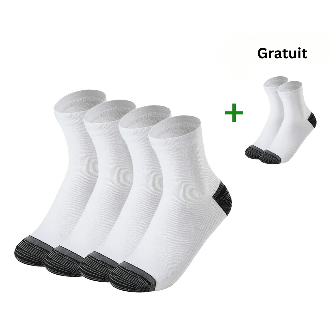 Chaussettes de Compression Douleurs Plantaires - Semello.fr