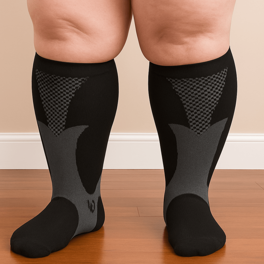 Chaussettes de Compression Grandes Tailles – 2XL à 4XL - Semello.fr