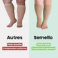 Chaussettes de Compression Ouvertes – Grand Format & Mollets Larges - Semello.fr