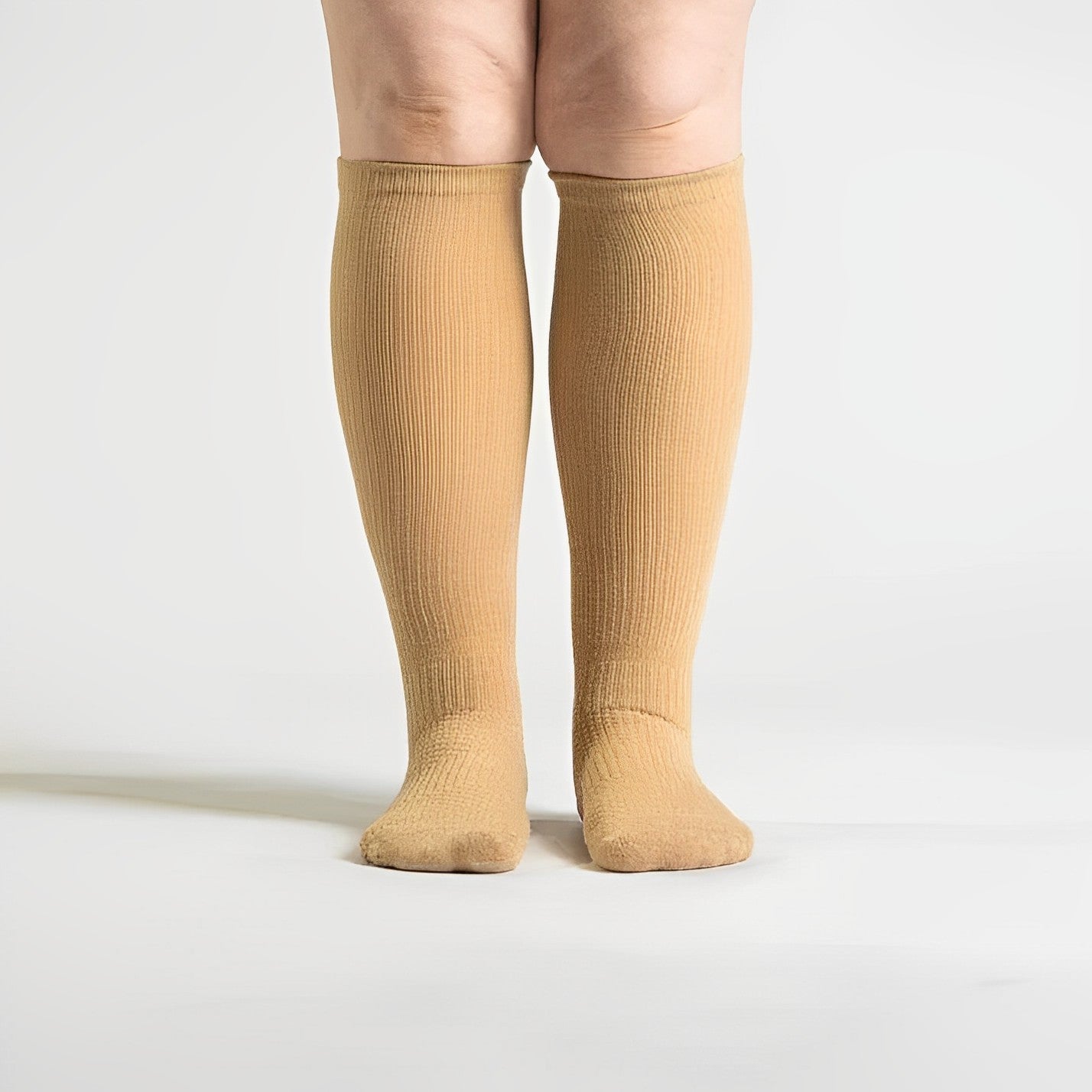 Chaussettes De Compression Sans Couture | Beige - Semello.fr
