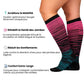 Chaussettes de contention douce et colorée (20 - 30 mmHg) - Semello.fr