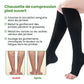 Chaussettes de contention respirante orteils libres (20 - 30 mmHg) - Semello.fr