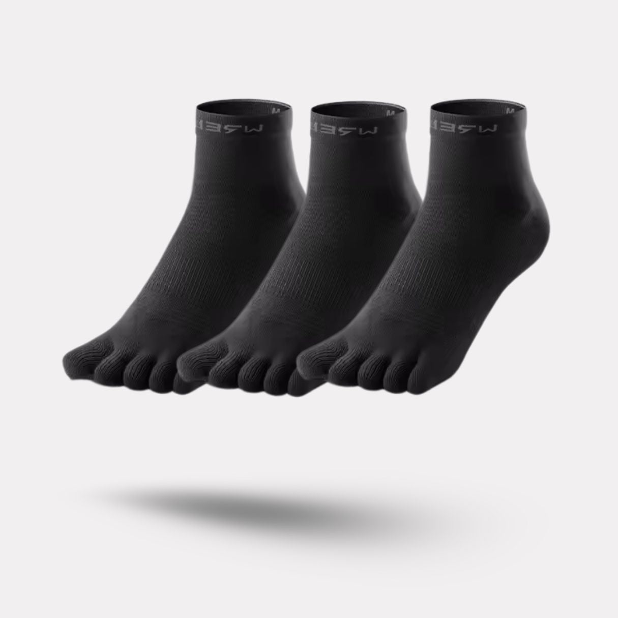 Chaussettes de sport 5 doigts | Anti - ampoules & respirantes - Semello.fr