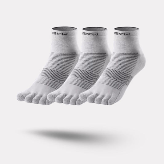 Chaussettes de sport 5 doigts | Anti - ampoules & respirantes - Semello.fr