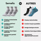 Chaussettes de sport 5 doigts | Anti - ampoules & respirantes - Semello.fr