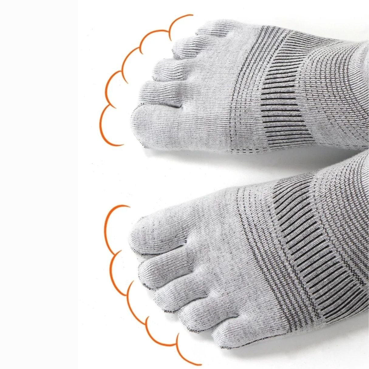Chaussettes de sport 5 doigts | Anti - ampoules & respirantes - Semello.fr