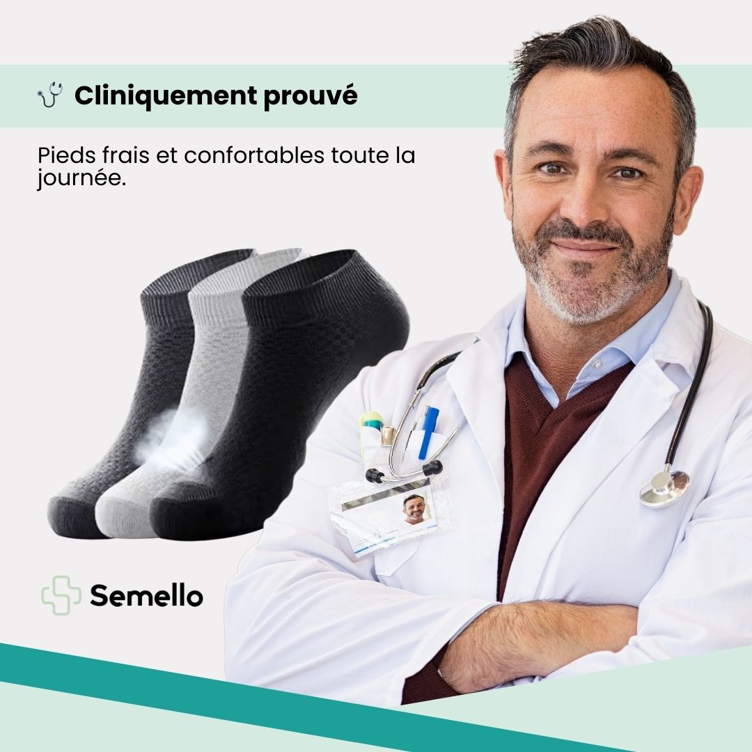Chaussettes en bambou confort | Douce & Anti - odeurs - Semello.fr