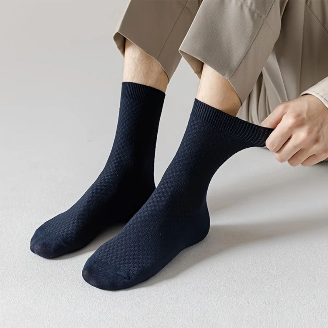 Chaussettes en bambou haute | Chaleur & Anti - odeurs - Semello.fr