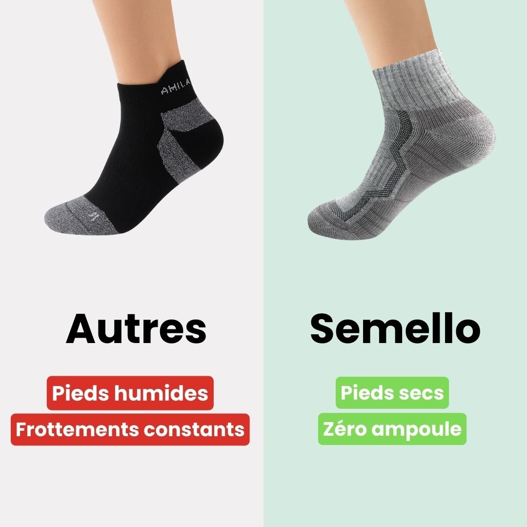 Chaussettes en Laine Mérinos – Randonnée & Outdoor - Semello.fr