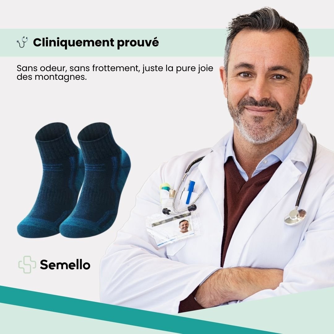 Chaussettes en Laine Mérinos – Randonnée & Outdoor - Semello.fr