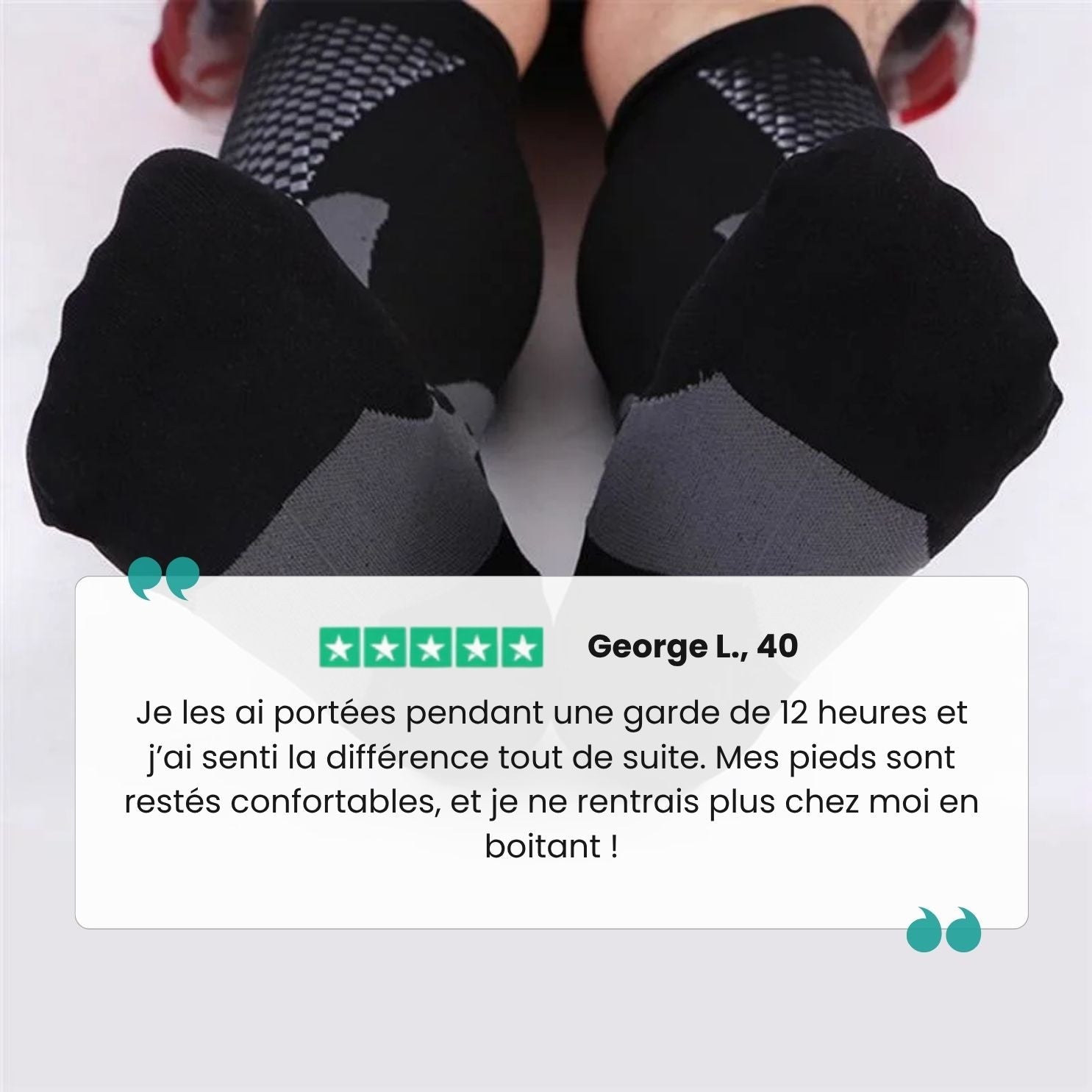 Chaussettes Jambes Légères pour Infirmières (20 - 30 mmHg) - Semello.fr