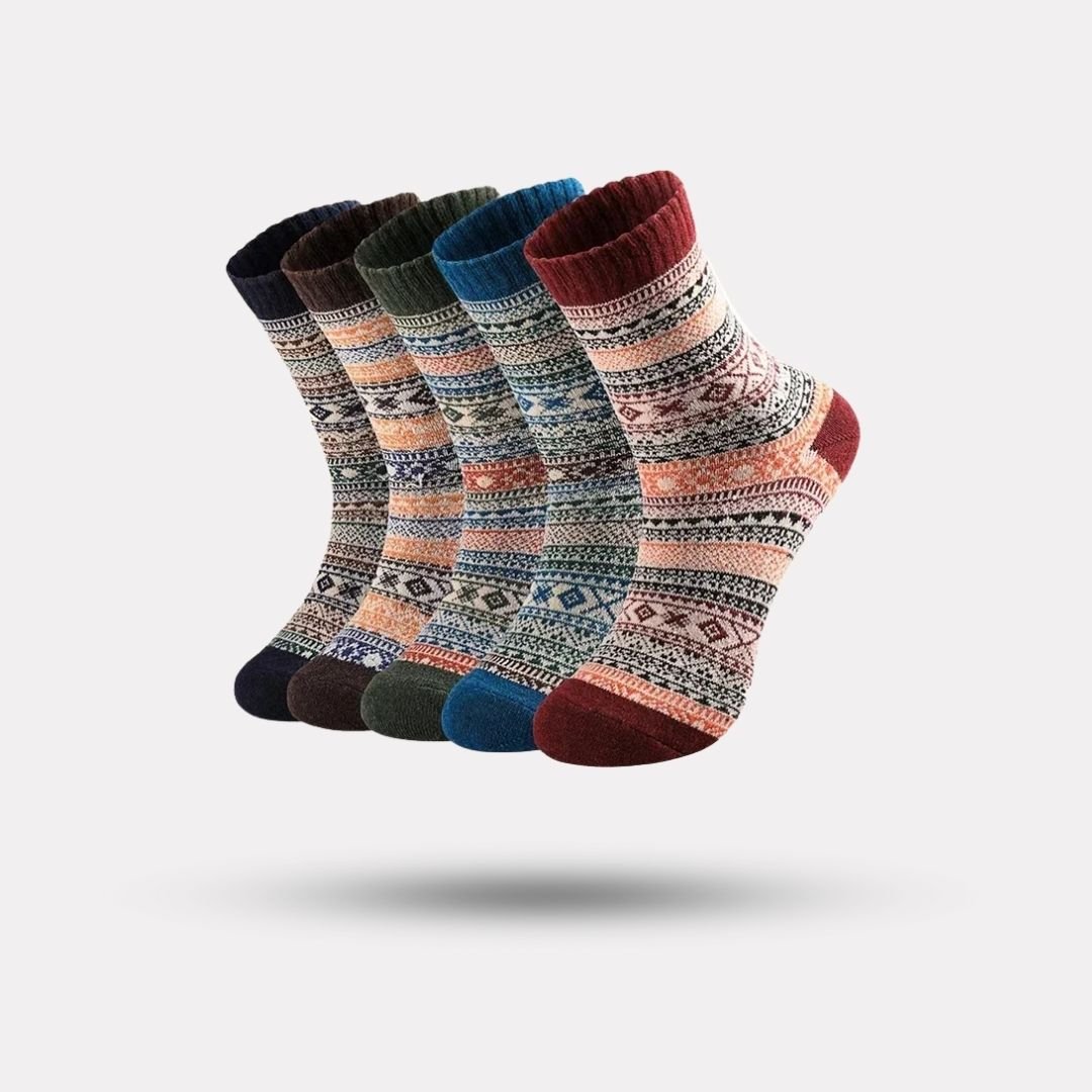 Chaussettes Laine Femme 4 paires – Confort & Isolation Hiver - Semello.fr
