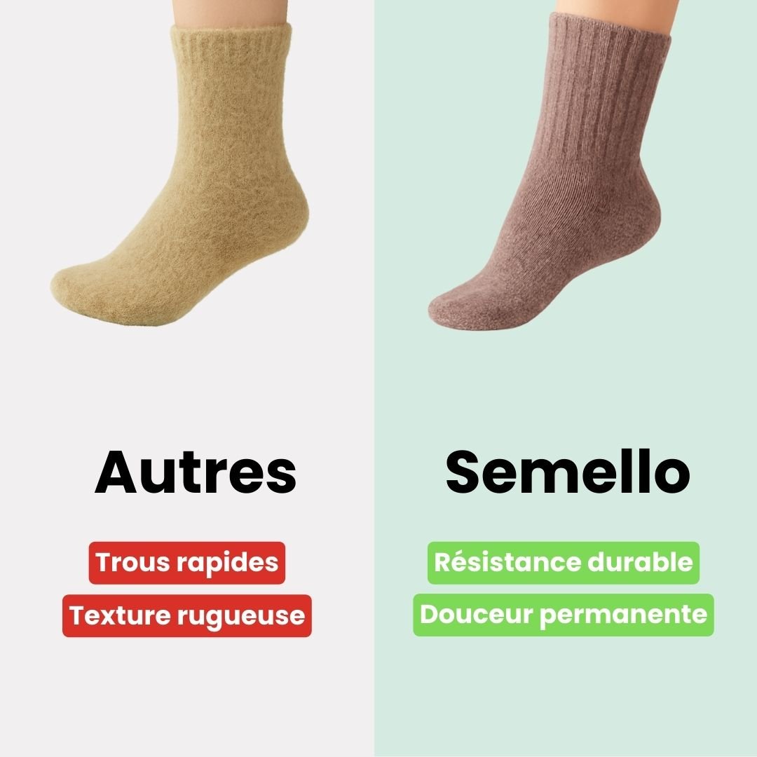 Chaussettes Laine Femme – Douces & Élégantes - Semello.fr