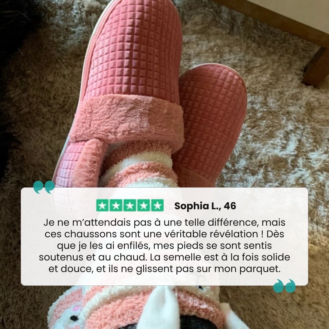 Chausson anatomique doublée pour la maison - Semello.fr