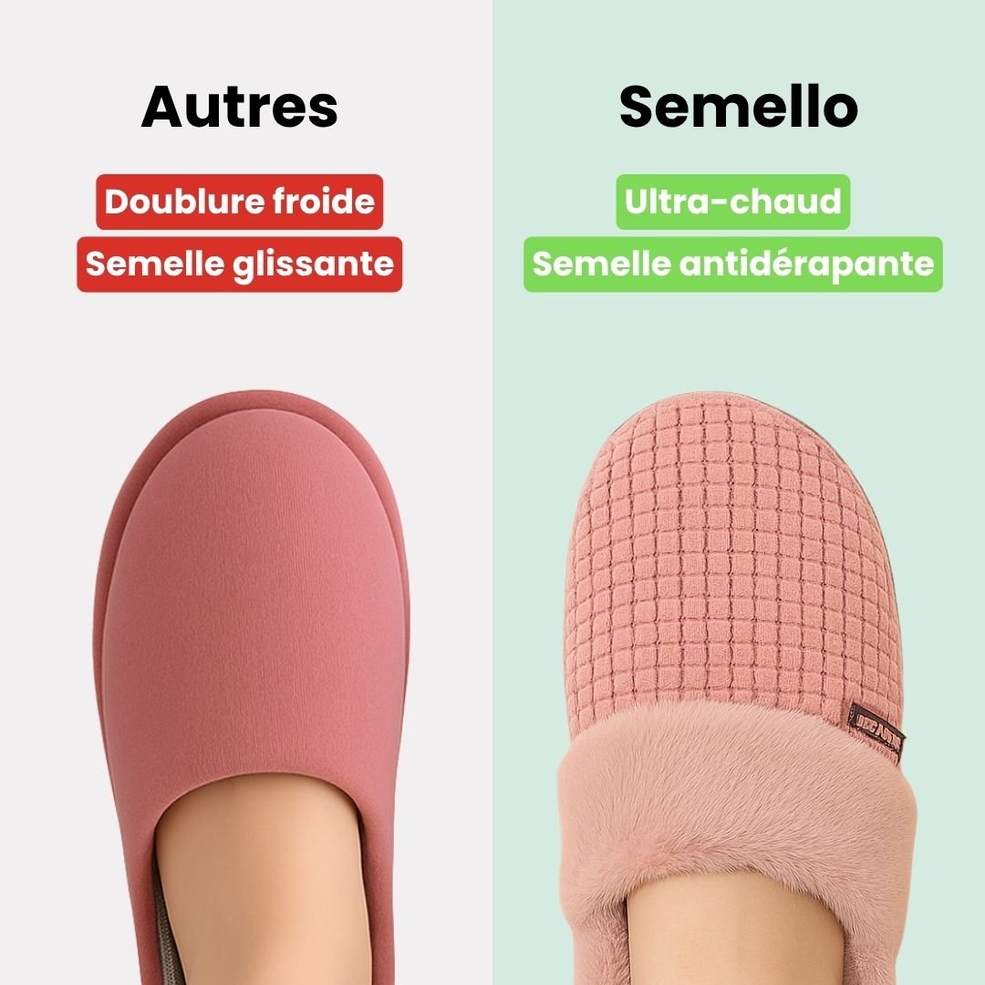 Chausson anatomique doublée pour la maison - Semello.fr