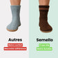 Chaussons chaussettes fouré | Parfait pour la maison - Semello.fr