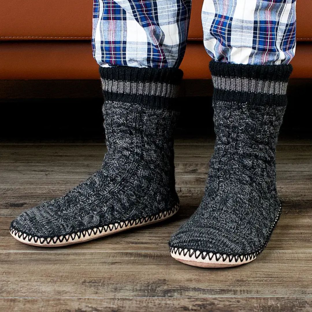 Chaussons chaussettes fouré | Parfait pour la maison - Semello.fr