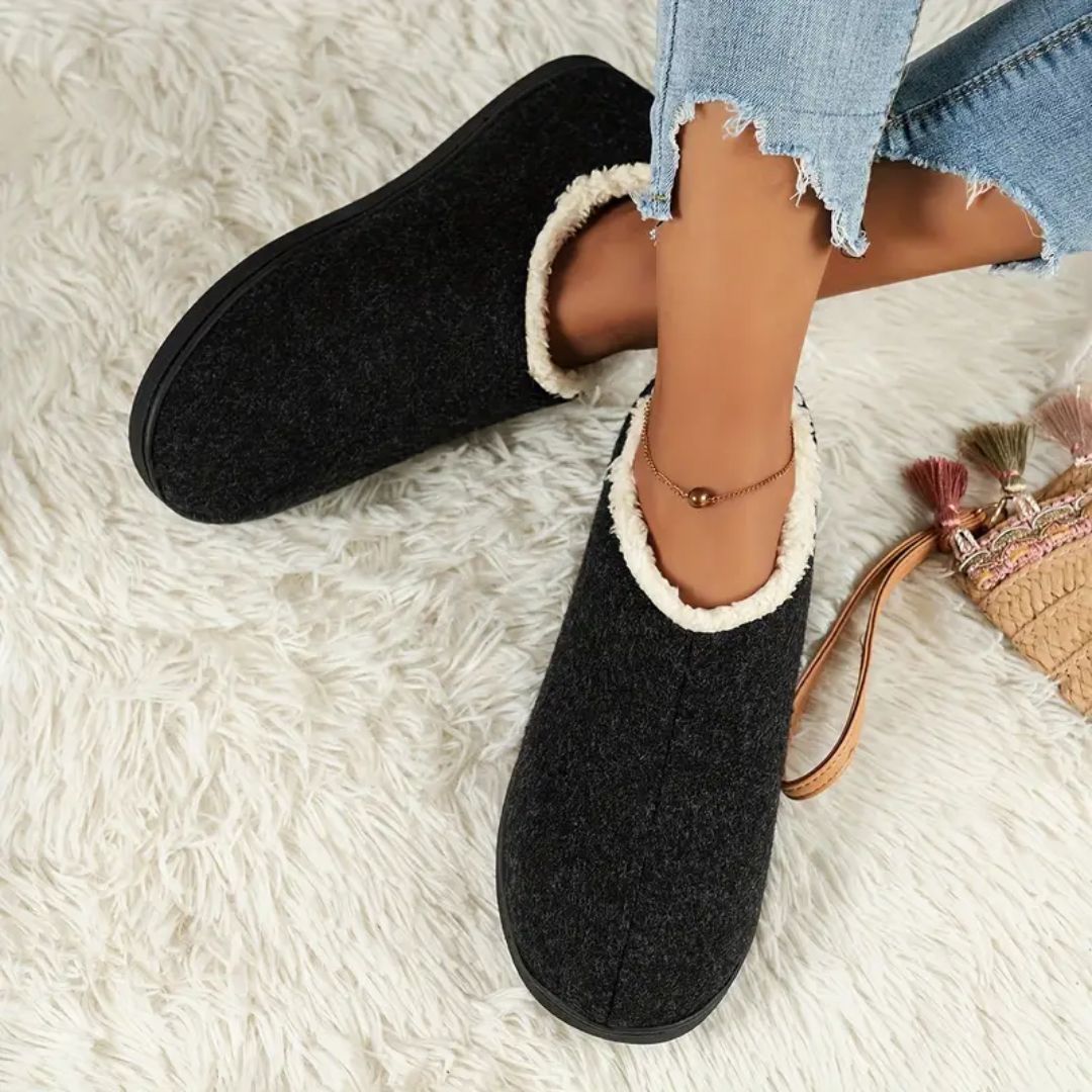Chaussons Orthopédiques Antidérapants | Chaleur & Stabilité Hiver Femme - Semello.fr