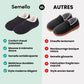 Chaussons Orthopédiques Antidérapants | Chaleur & Stabilité Hiver Femme - Semello.fr