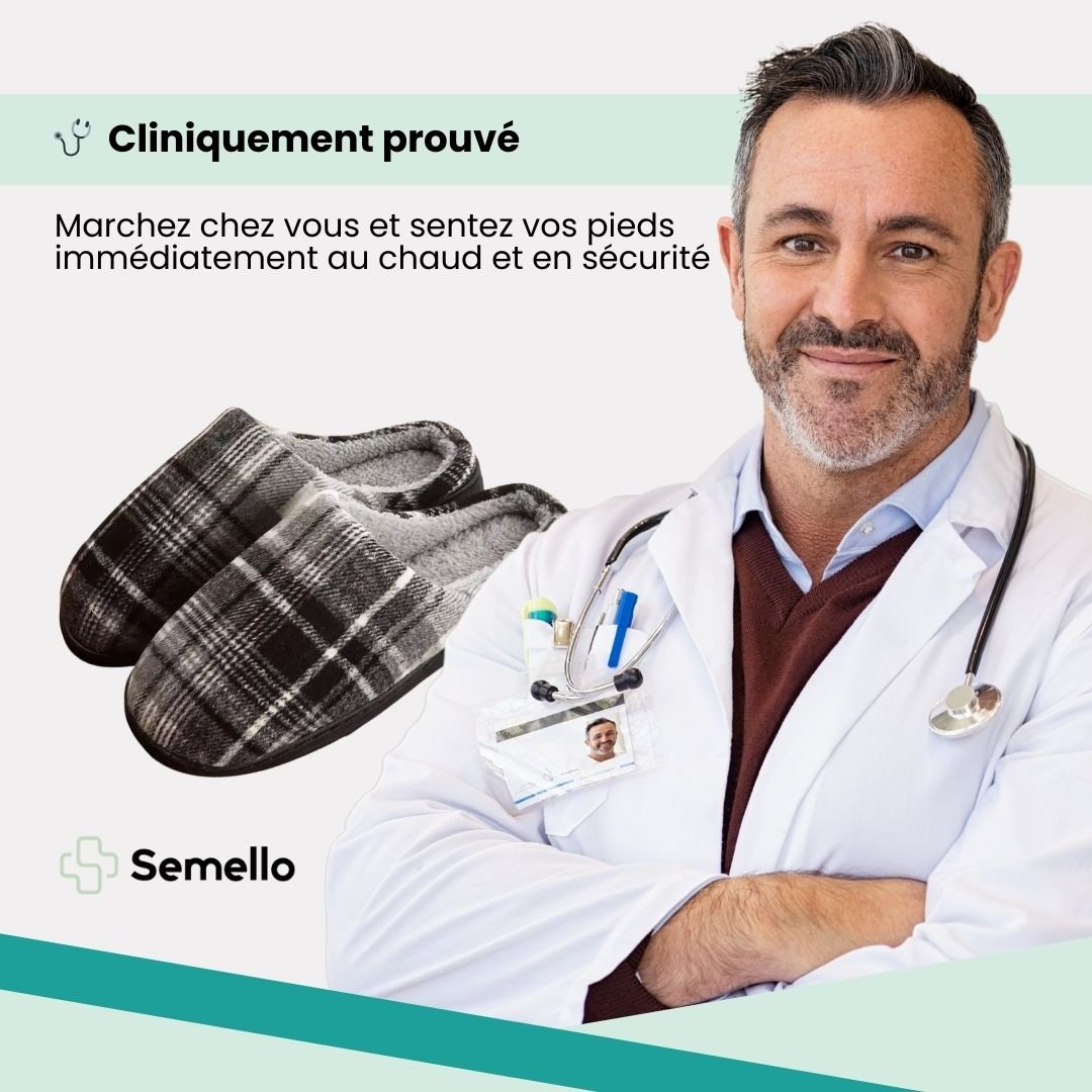 Chaussons Orthopédiques Polaires | Antiglisse & Chaleur - Semello.fr