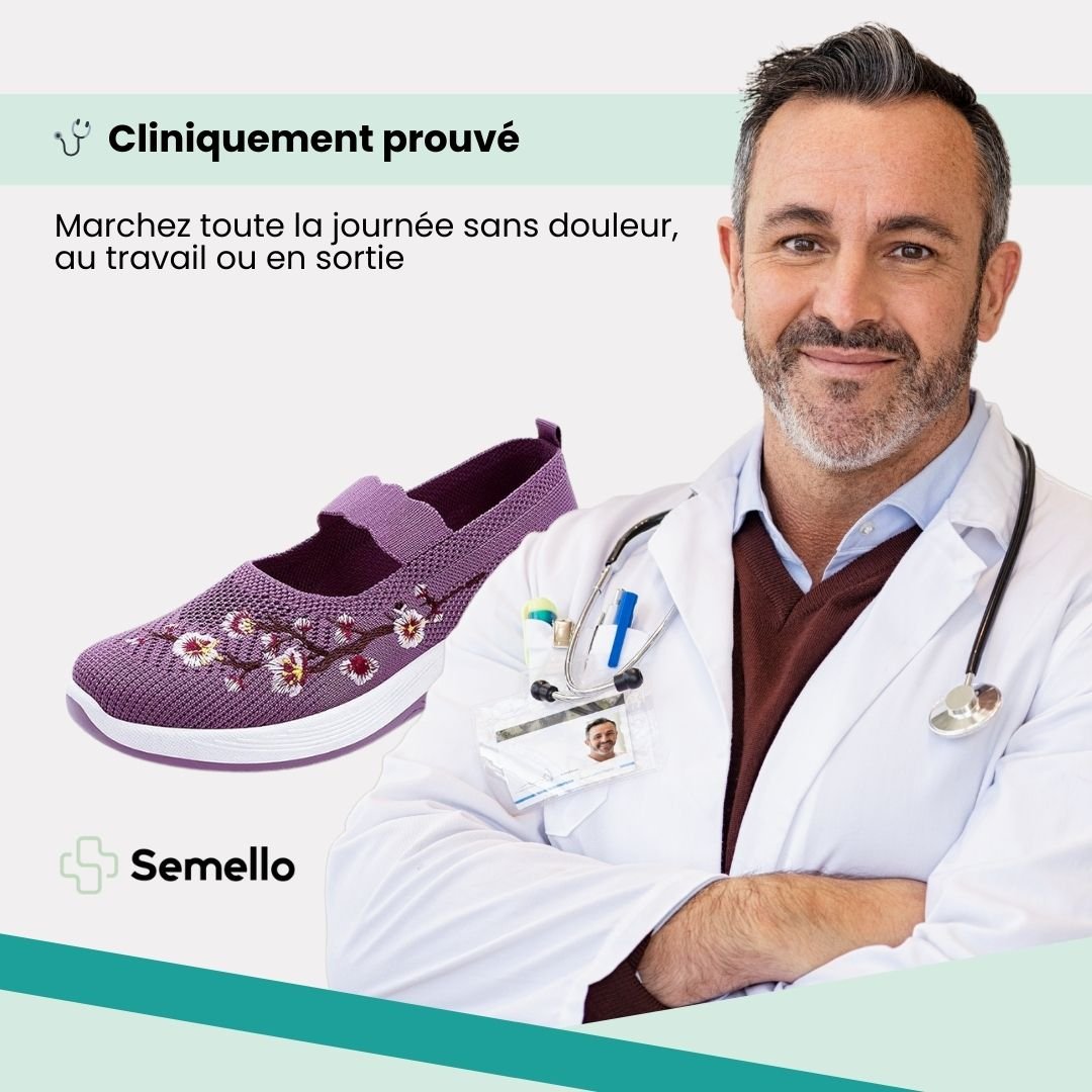 Chaussures à confort orthopédiques femme | Légèreté et maintien actif - Semello.fr